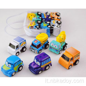 Set di giocattoli per auto in plastica per bambini